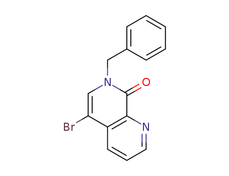 Molecular Structure of 1616403-11-2 (7-benzyl-5-bromo-1,7-naphthyridin-8(7H)-one)