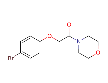 Molecular Structure of 110009-59-1 (4-bromophenyl 2-(4-morpholinyl)-2-oxoethyl ether)