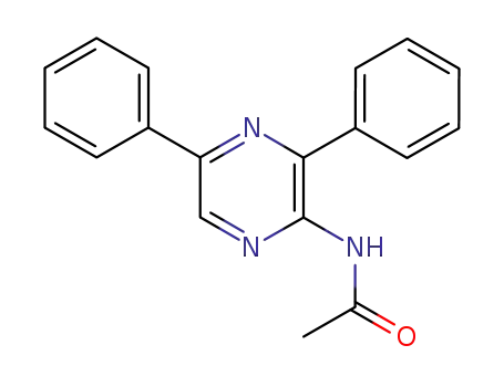 2-acetamino-3,5-diphenylpyrazine