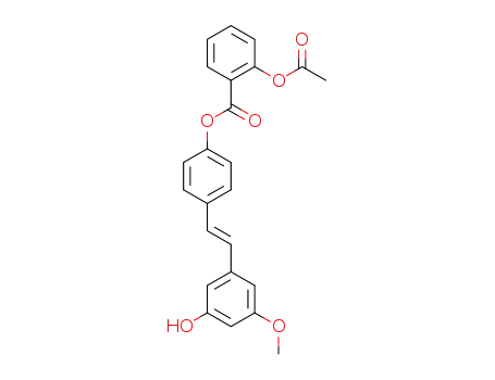 (E)-4-(3-hydroxy-5-methoxystyryl)phenyl 2-acetoxybenzoate