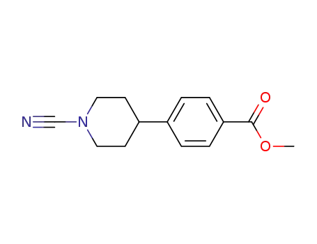 methyl 4-(1-cyano-4-piperidyl)benzoate
