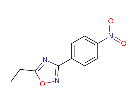 Molecular Structure of 10185-65-6 (5-Ethyl-3-(4-nitrophenyl)-1,2,4-oxadiazole)