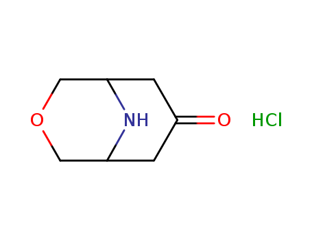 3-Oxa-9-azabicyclo[3.3.1]nonan-7-one hydrochloride 1126795-00-3