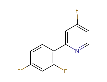 Molecular Structure of 871245-90-8 (2-(2',4'-difluorophenyl)-4-fluoropyridine)