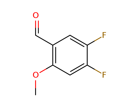 4,5-Difluoro-2-Methoxybenzaldehyde cas no. 145742-34-3 98%
