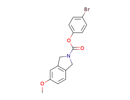 Molecular Structure of 1620228-48-9 (4-bromophenyl 5-methoxyisoindoline-2-carboxylate)