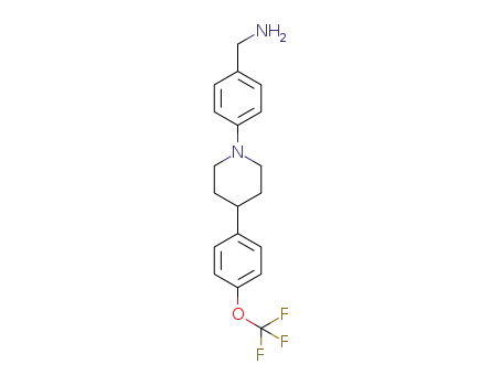 (4-{4-[4-(trifluoromethoxy)phenyl]piperidin-1-yl}phenyl)methanamine