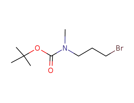 Molecular Structure of 828272-19-1 (3-Bromo-N-methyl-N-boc-propylamine)