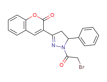 3-(1-(2-bromoacetyl)-5-phenyl-4,5-dihydro-1H-pyrazol-3-yl)-2H-chromen-2-one