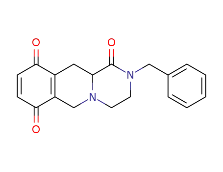 2-benzyl-3,4,11,11a-tetrahydro-2H,6H-pyrazino[1,2-b]isoquinoline-1,7,10-trione