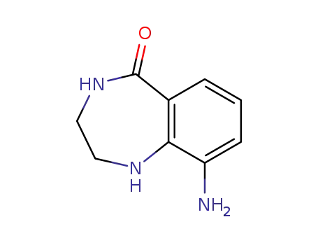 Molecular Structure of 328546-66-3 (9-AMINO-1,2,3,4-TETRAHYDRO-BENZO[E][1,4]DIAZEPIN-5-ONE)