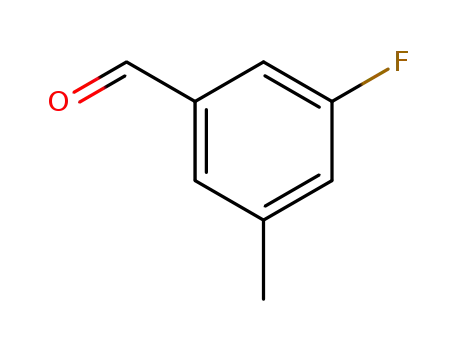 Molecular Structure of 189628-39-5 (Benzaldehyde, 3-fluoro-5-methyl- (9CI))