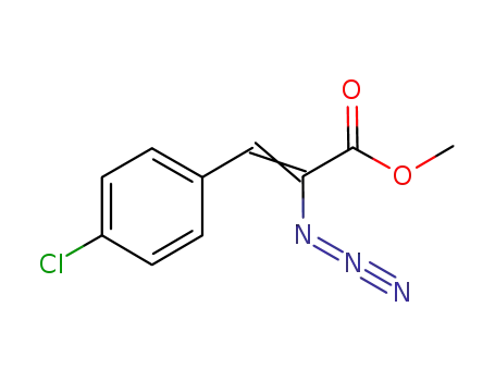 2-Propenoic acid, 2-azido-3-(4-chlorophenyl)-, methyl ester