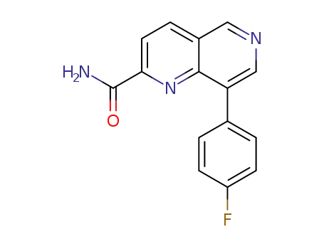 8-(4-fluorophenyl)-1,6-naphthyridine-2-carboxamide