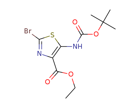 ethyl 2-bromo-5-((tert-butoxycarbonyl)amino)thiazole-4-carboxylate(1395284-70-4)