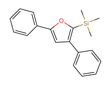 (3,5-diphenylfuran-2-yl)trimethylsilane