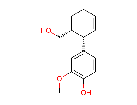 4-((1S,6R)-6-(hydroxymethyl)cyclohex-2-enyl)-2-methoxyphenol