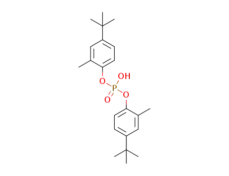 Molecular Structure of 1417401-32-1 (bis(2-methyl-4-tert-butylphenyl)phosphoric acid)