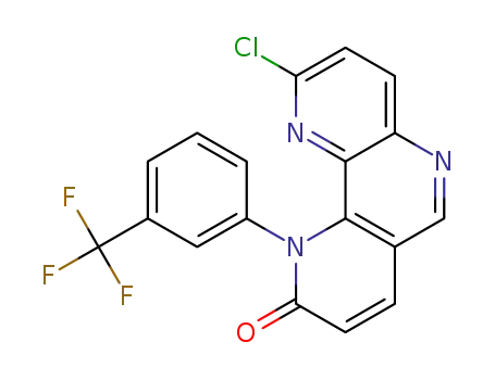 2-chloro-10-(3-(trifluoromethyl)phenyl)pyrido[3,2-c][1,5]naphthyridin-9(10H)-one