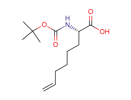 Molecular Structure of 552335-71-4 ((S)-N-Boc-2-(5'-hexyl)glycine)