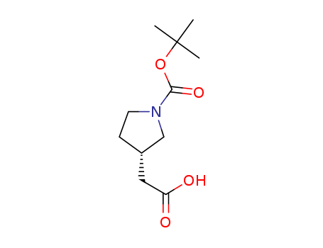 2-[(3S)-1-[(2-methylpropan-2-yl)oxycarbonyl]pyrrolidin-3-yl]acetic acid