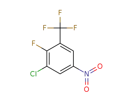 Molecular Structure of 914225-55-1 (3-CHLORO-2-FLUORO-5-NITROBENZOTRIFLUORIDE)