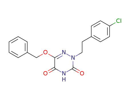6-(benzyloxy)-2-(4-chlorophenethyl)-1,2,4-triazine-3,5(2H,4H)-dione
