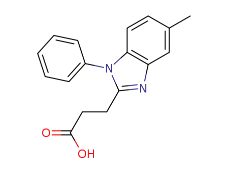 3-(5-methyl-1-phenyl-1H-benzimidazol-2-yl)propanoic acid