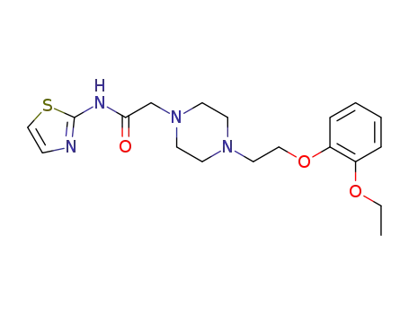 N-(thiazol-2-yl)-2-(4-(2-(4-ethoxyphenoxy)ethyl)piperazin-1-yl)acetamide