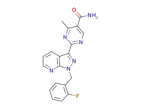 2-[1-(2-fluorobenzyl)-1H-pyrazolo[3,4-b]pyridin-3-yl]-4-methylpyrimidine-5-carboxamide