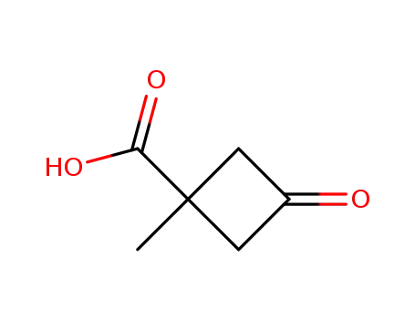 1- 메틸 -3- 옥소 시클로 부탄 -1- 카르 복실 산