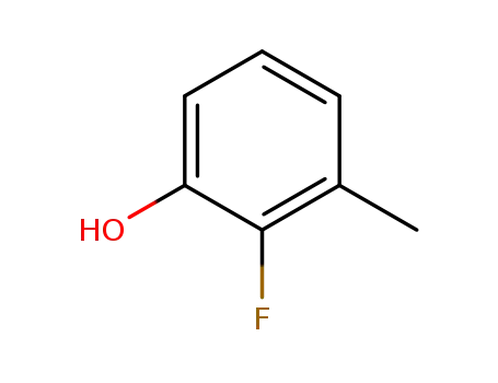 Molecular Structure of 77772-72-6 (2-FLUORO-3-METHYLPHENOL)