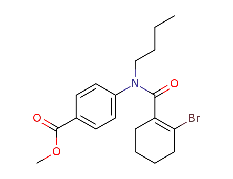 methyl 4-(2-bromo-N-butylcyclohex-1-ene-1-carboxamido)benzoate