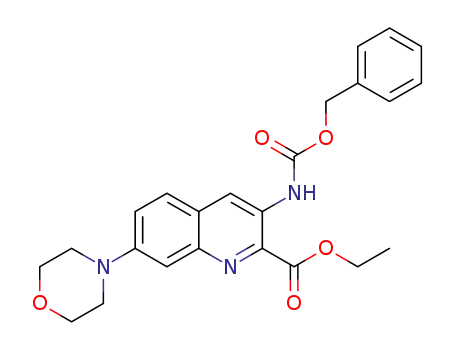 ethyl 3-{[(benzyloxy)carbonyl]amino}-7-morpholin-4-ylquinoline-2-carboxylate