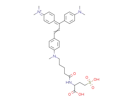 C<sub>35</sub>H<sub>45</sub>N<sub>4</sub>O<sub>6</sub>S<sup>(1+)</sup>