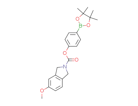 4-(4,4,5,5-tetramethyl-1,3,2-dioxaborolan-2-yl)phenyl 5-methoxyisoindoline-2-carboxylate