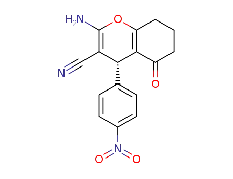 2-amino-4-(4-nitrophenyl)-5-oxo-5,6,7,8-tetrahydro-4H-chromene-3-carbonitrile