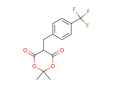 1,3-Dioxane-4,6-dione,
2,2-dimethyl-5-[[4-(trifluoromethyl)phenyl]methyl]-