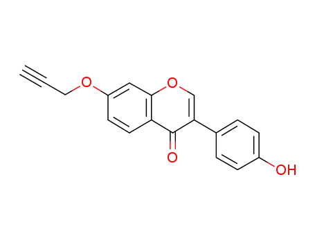 3-(4-hydroxyphenyl)-7-(prop-2-yn-1-yloxy)-4H-chromen-4-one