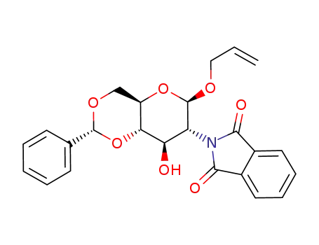 Molecular Structure of 120142-50-9 (allyl 4,6-O-benzylidene-2-deoxy-2-phthalimido-1-thio-β-D-glucopyranoside)