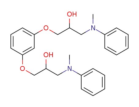 Molecular Structure of 1632122-03-2 (3,3'-(1,3-phenylenebis(oxy))bis(1-(methyl(phenyl)amino)propan-2-ol))