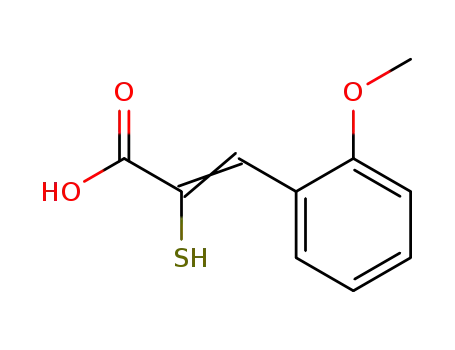 alpha-Mercapto-2-methoxycinnamic acid