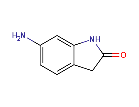 Molecular Structure of 150544-04-0 (2H-INDOL-2-ONE, 6-AMINO-1,3-DIHYDRO-)