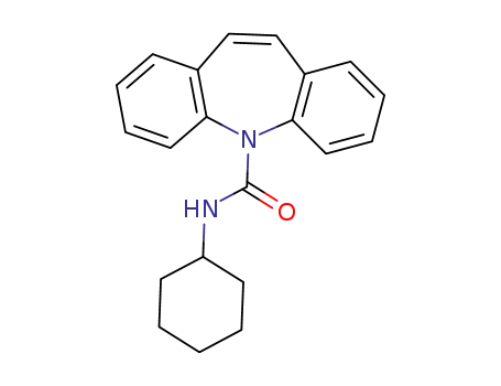 Molecular Structure of 381184-44-7 (N-cyclohexyl-5H-dibenz[b,f]azepine-5-carboxamide)