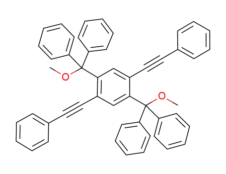{[2,5-bis(phenylethynyl)-1,4-phenylene]bis(methoxymethanetriyl)}tetrabenzene