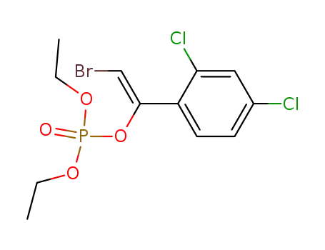 Phosphoric acid diethyl(Z)-2-bromo-1-(2,4-dichlorophenyl)vinyl ester