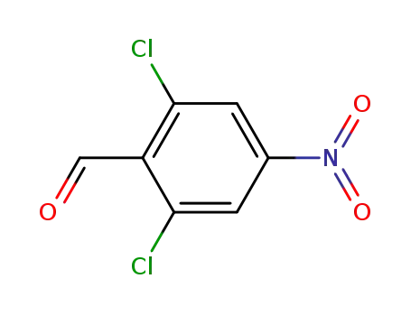 Molecular Structure of 88159-67-5 (Benzaldehyde, 2,6-dichloro-4-nitro-)