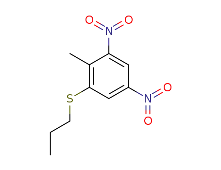 Molecular Structure of 1608182-14-4 ((2-methyl-3,5-dinitrophenyl)(propyl)sulfane)