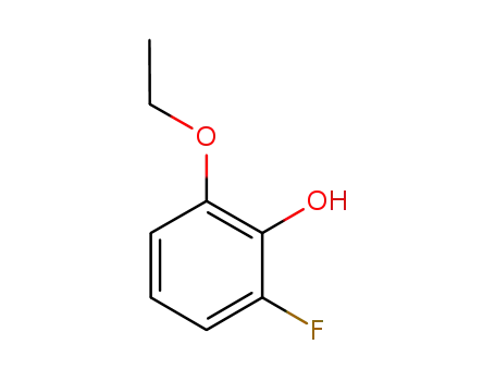Molecular Structure of 868761-39-1 (Phenol,  2-ethoxy-6-fluoro-)