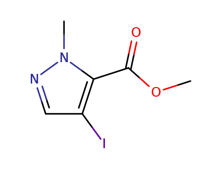 1H-Pyrazole-5-carboxylic acid, 4-iodo-1-methyl-, methyl ester